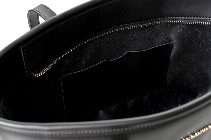 Vince Camuto Bolso Tote Negro Taormina - 100% Piel de Polivinilo Lujoso y Versátil